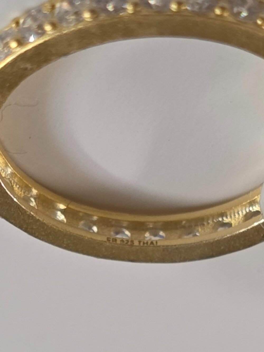 Freida Rothman Gold Plated Two Tone 5-Stack Ring - Picture 10 of 12